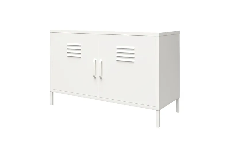 Mission District Skänk 100x40 cm Vit Dorel Home Vit - Opbevaring - Opbevaringsmøbler - Skænke & sideboards