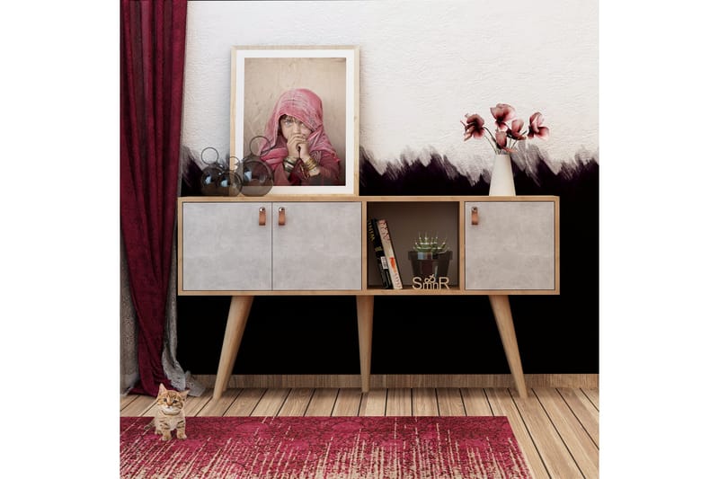 Mod design Skænk - Træ / hvid - Opbevaring - Opbevaringsmøbler - Skænke & sideboards