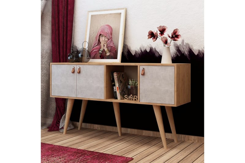 Mod design Skænk - Træ / hvid - Opbevaring - Opbevaringsmøbler - Skænke & sideboards