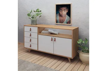 Mod design Skænk - Træ / hvid - Opbevaring - Opbevaringsmøbler - Skænke & sideboards