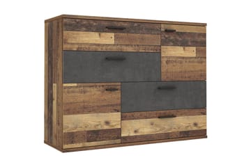Moncerat Skænk 125x96 cm - Grå / brun - Opbevaring - Opbevaringsmøbler - Skænke & sideboards