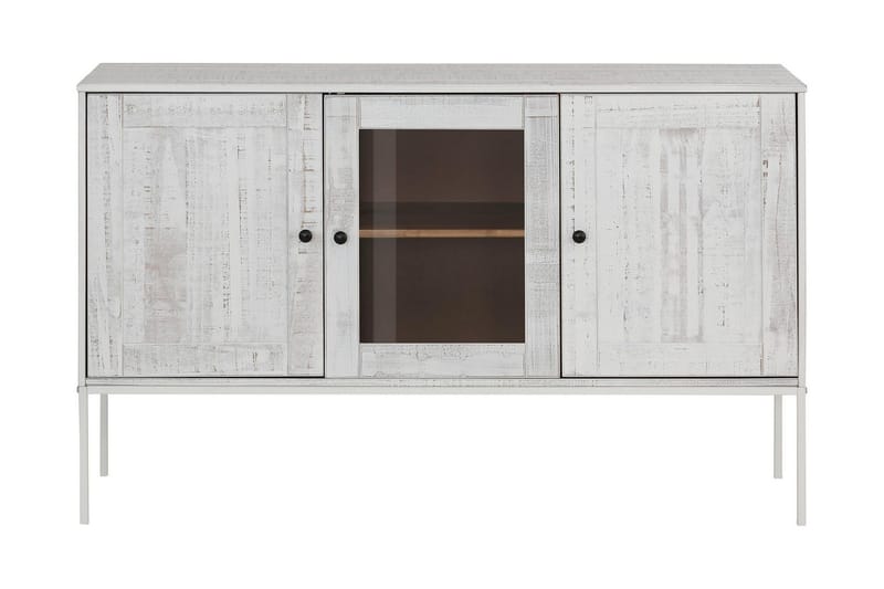 Munira skænk 130 cm - Beige/hvid - Opbevaring - Opbevaringsmøbler - Skænke & sideboards