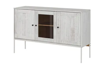 Munira skænk 130 cm - Beige/hvid - Opbevaring - Opbevaringsmøbler - Skænke & sideboards