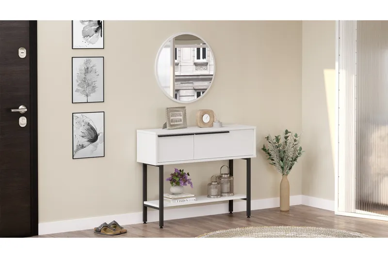 Muttun Skænk 100 cm, Hvid