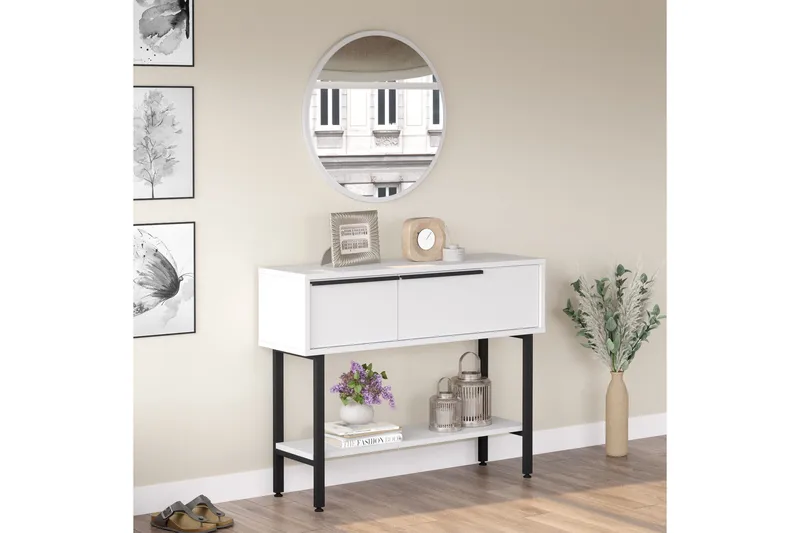 Muttun Skænk 100 cm - Hvid - Opbevaring - Opbevaringsmøbler - Skænke & sideboards