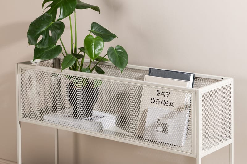 Netz Fritstående hylde 110x30x80 cm - Beige - Opbevaring - Hylder & Reoler - Hylder & hyldeknægte