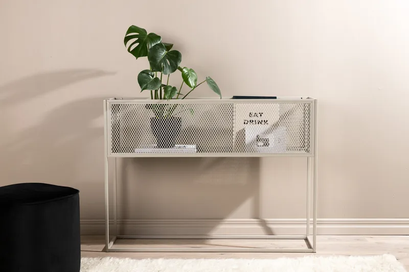 Netz Fritstående hylde 110x30x80 cm - Beige - Opbevaring - Hylder & Reoler - Hylder & hyldeknægte