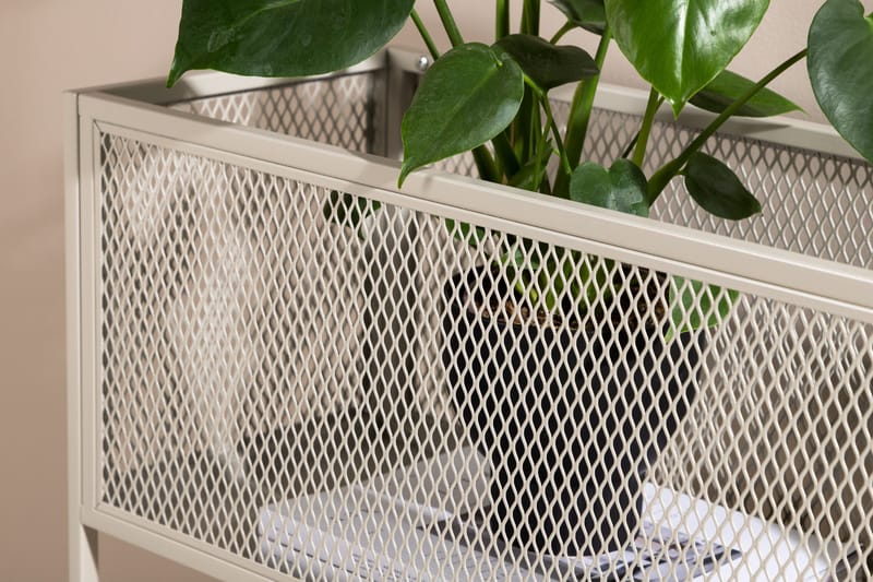 Netz Fritstående hylde 110x30x80 cm - Beige - Opbevaring - Hylder & Reoler - Hylder & hyldeknægte
