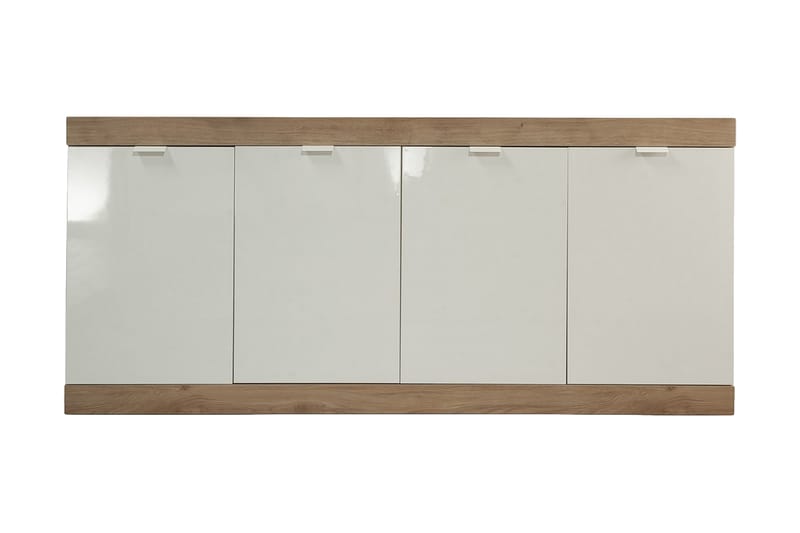 Nicery Sideboard 180 cm - Hvid/Brun - Opbevaring - Opbevaringsmøbler - Skænke & sideboards