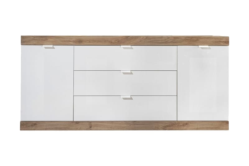 Nicery Sideboard 180 cm - Hvid/Brun - Opbevaring - Opbevaringsmøbler - Skænke & sideboards