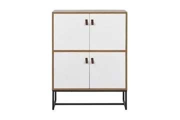 Nueva Skænk 76x39 cm - Lysebrun/Hvid - Opbevaring - Opbevaringsmøbler - Skænke & sideboards