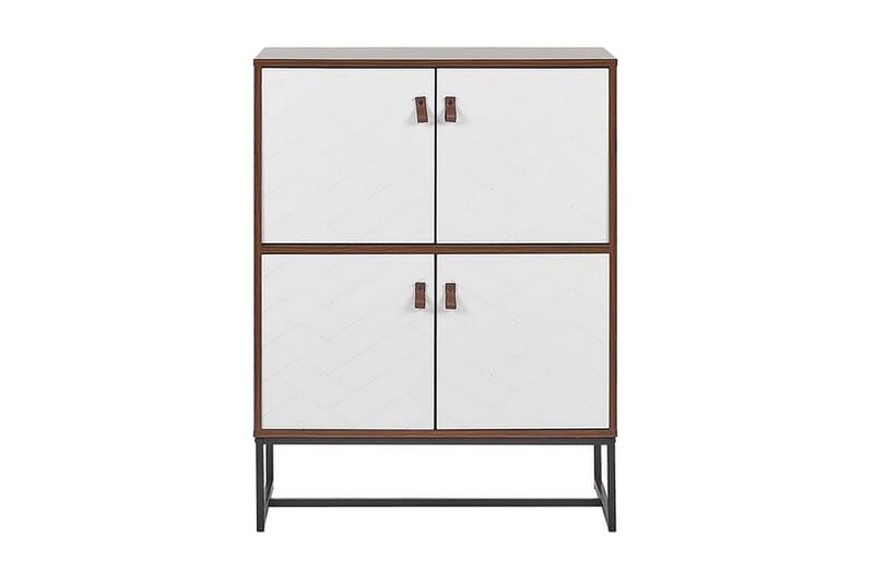 Nueva Skænk 76x39 cm - Mørkebrun/Hvid - Skænke & sideboards