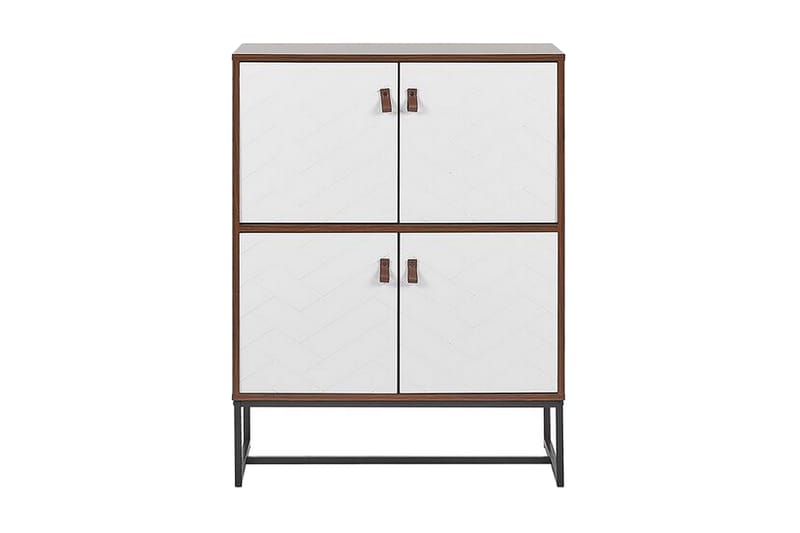 Nueva Skænk 76x39 cm - Mørkebrun/Hvid - Opbevaring - Opbevaringsmøbler - Skænke & sideboards