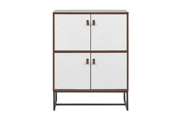 Nueva Skænk 76x39 cm - Mørkebrun/Hvid - Opbevaring - Opbevaringsmøbler - Skænke & sideboards