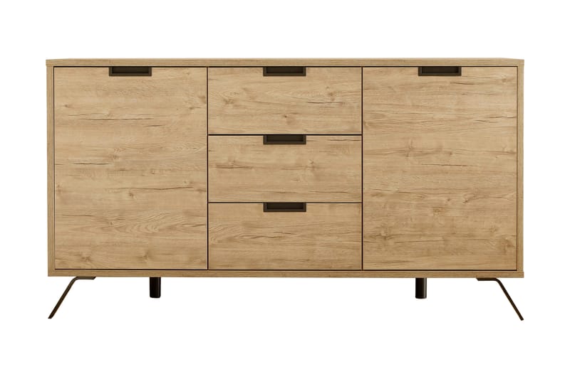 Palma Skænk 156 cm 2 Låger 3 Skuffer - Eg - Opbevaring - Opbevaringsmøbler - Skænke & sideboards