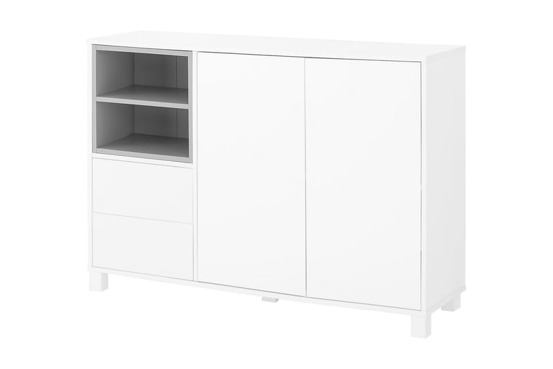 Polima skænk 120 cm - hvid/Grå - Skænke & sideboards