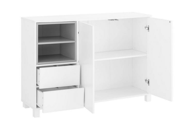 Polima skænk 120 cm - hvid/Grå - Skænke & sideboards