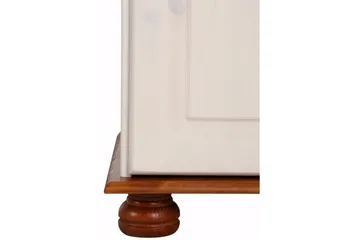 Remiel skænk 118 cm - hvid/Brun - Opbevaring - Opbevaringsmøbler - Skænke & sideboards