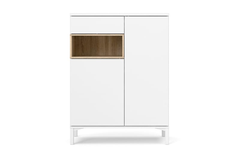 Roomers Skænk - Hvid/Eg - Opbevaring - Opbevaringsmøbler - Skænke & sideboards