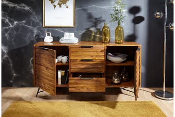 Sideboard & skänk Wohnling Trä, Natur - Opbevaring - Opbevaringsmøbler - Skænke & sideboards