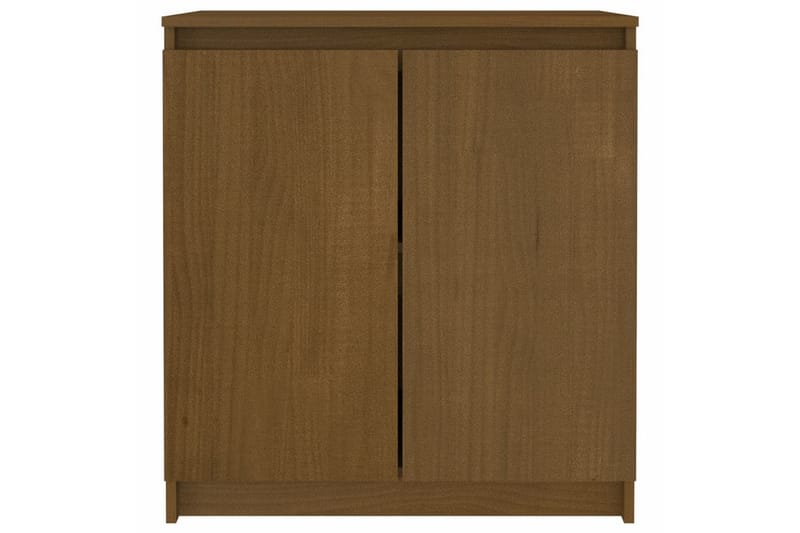 sideskab 60x36x65 cm massivt fyrretræ gyldenbrun - Brun - Skænke & sideboards