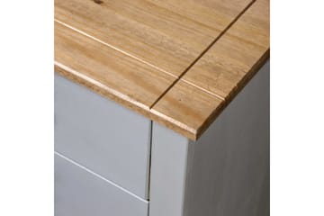 sideskab 80 x 40 x 73 cm fyrretræ grå Panama - Opbevaring - Opbevaringsmøbler - Skænke & sideboards