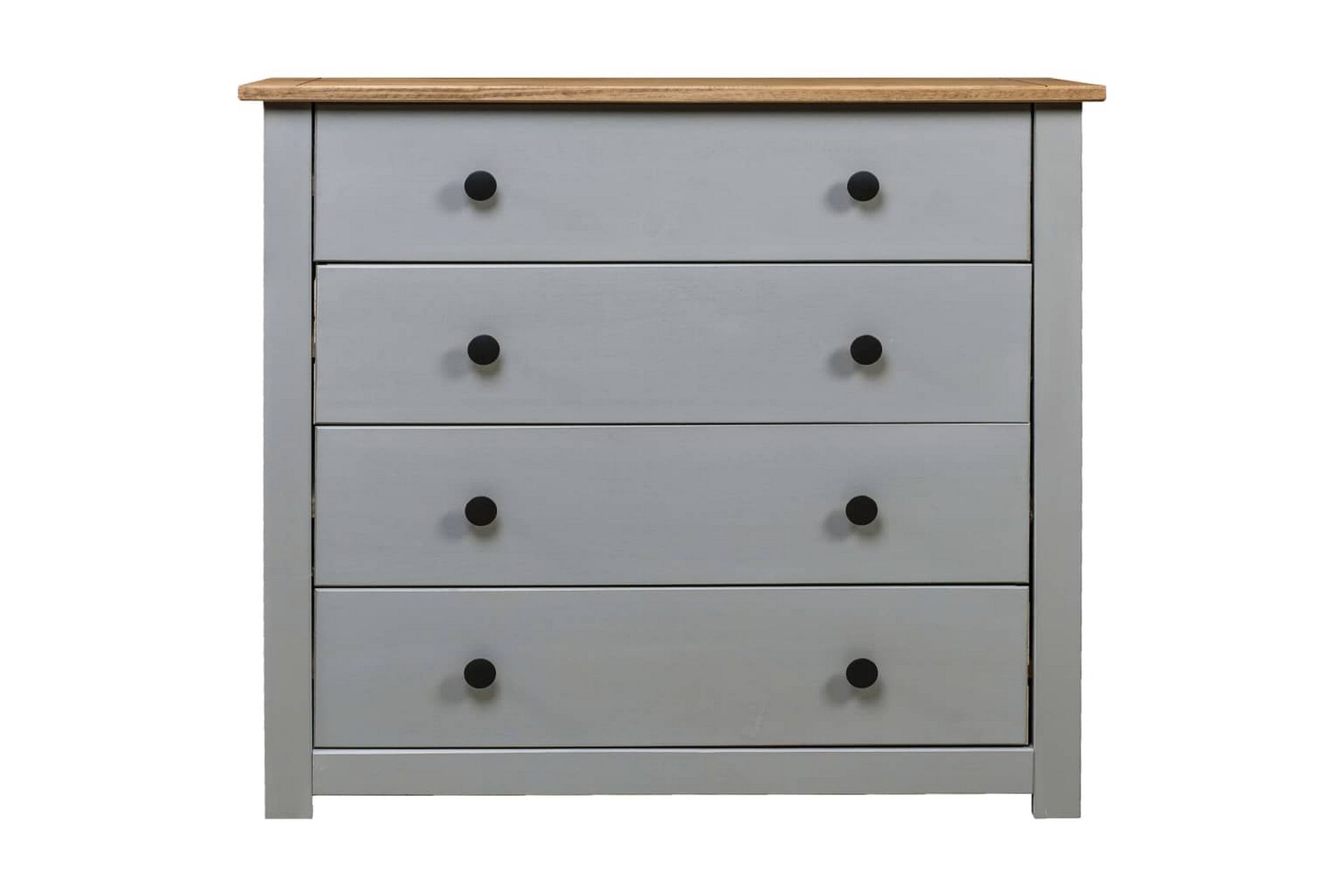 sideskab 80 x 40 x 73 cm fyrretræ grå Panama - Opbevaring - Opbevaringsmøbler - Skænke & sideboards