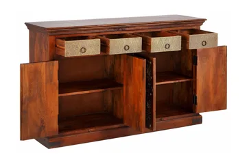Silian skænk 180 cm - akacie Brun - Opbevaring - Opbevaringsmøbler - Skænke & sideboards