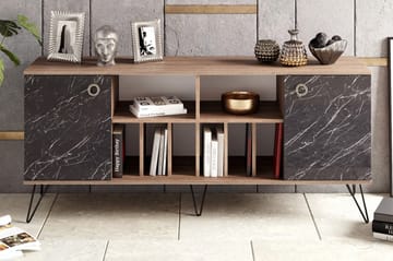 Sincerely Sidebord 180 cm - Valnød|Sort - Opbevaring - Opbevaringsmøbler - Skænke & sideboards