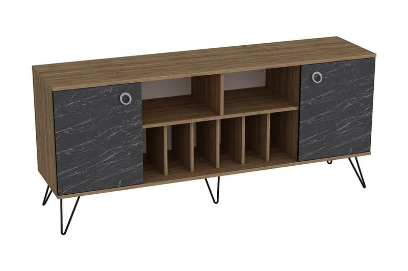 Sincerely Sidebord 180 cm - Valnød|Sort - Opbevaring - Opbevaringsmøbler - Skænke & sideboards