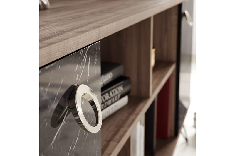 Sincerely Sidebord 180 cm - Valnød|Sort - Opbevaring - Opbevaringsmøbler - Skænke & sideboards