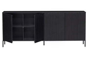 Skænk & skænk Hemlinge Sideboard 44x200 cm Svart - Opbevaring - Opbevaringsmøbler - Skænke & sideboards