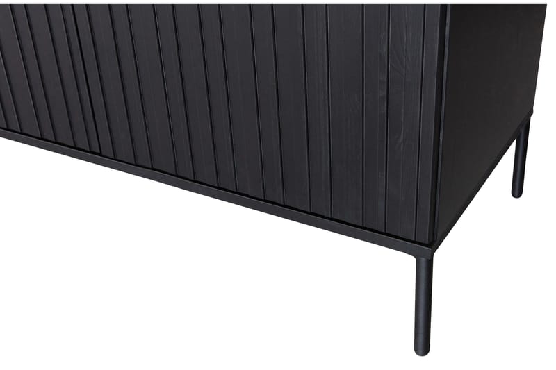 Skænk & skænk Hemlinge Sideboard 44x200 cm Svart - Opbevaring - Opbevaringsmøbler - Skænke & sideboards