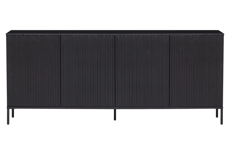 Skænk & skænk Hemlinge Sideboard 44x200 cm Svart - Opbevaring - Opbevaringsmøbler - Skænke & sideboards