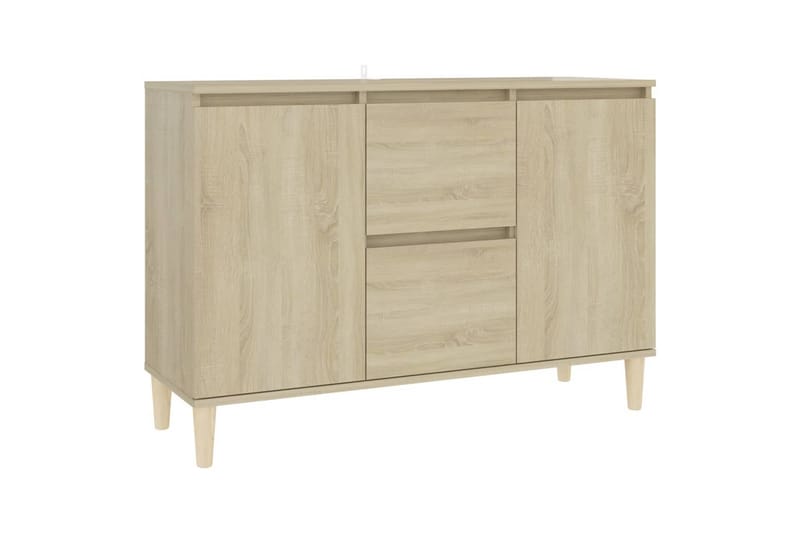 skænk 103,5x35x70 cm spånplade sonoma-eg - Brun - Skænke & sideboards