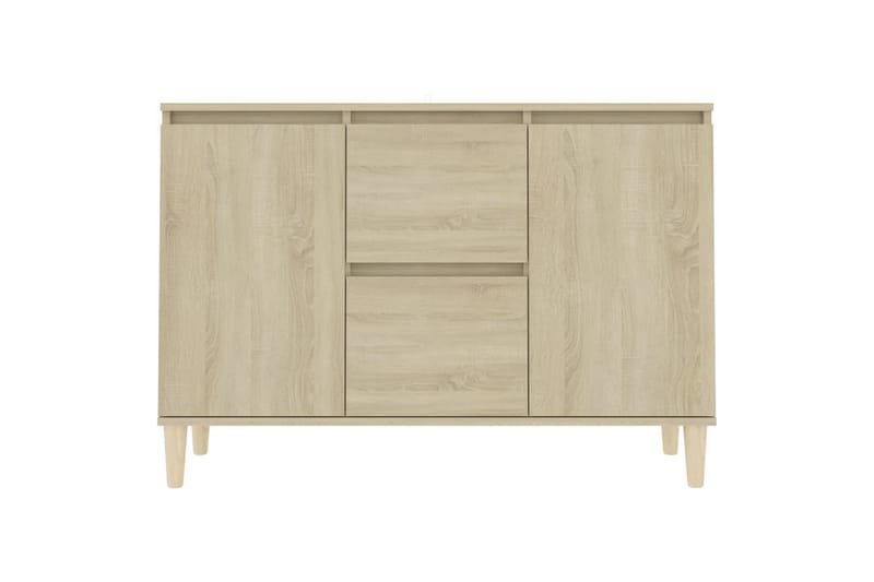 skænk 103,5x35x70 cm spånplade sonoma-eg - Brun - Skænke & sideboards