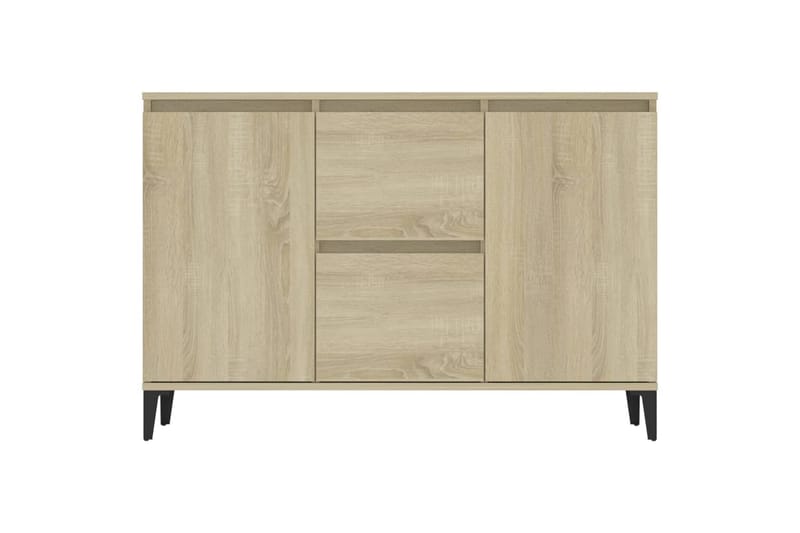 skænk 104x35x70 cm spånplade sonoma-eg - Brun - Skænke & sideboards