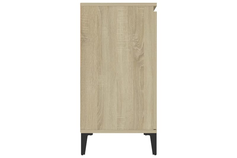 skænk 104x35x70 cm spånplade sonoma-eg - Brun - Skænke & sideboards