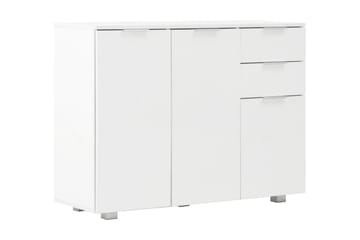 Skænk 107 X 35 X 76 Cm Hvid Højglans - Hvid - Opbevaring - Opbevaringsmøbler - Skænke & sideboards
