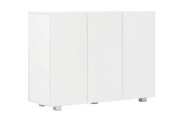 Skænk 107 X 35 X 76 Cm Hvid Højglans - Hvid - Opbevaring - Opbevaringsmøbler - Skænke & sideboards