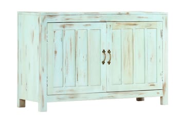skænk 110 x 35 x 70 cm massivt mangotræ lyseblå - Opbevaring - Opbevaringsmøbler - Skænke & sideboards