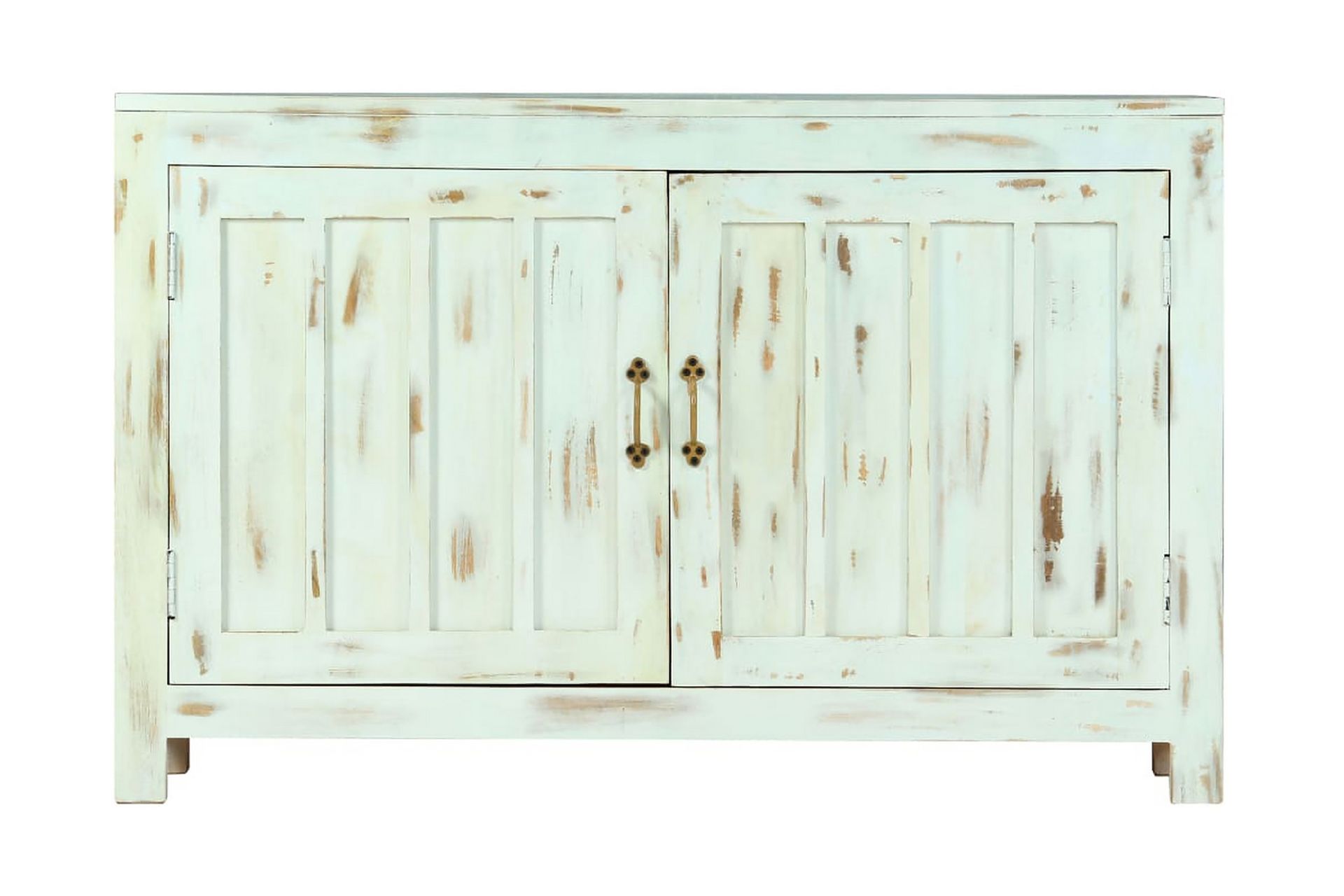 skænk 110 x 35 x 70 cm massivt mangotræ lyseblå - Opbevaring - Opbevaringsmøbler - Skænke & sideboards