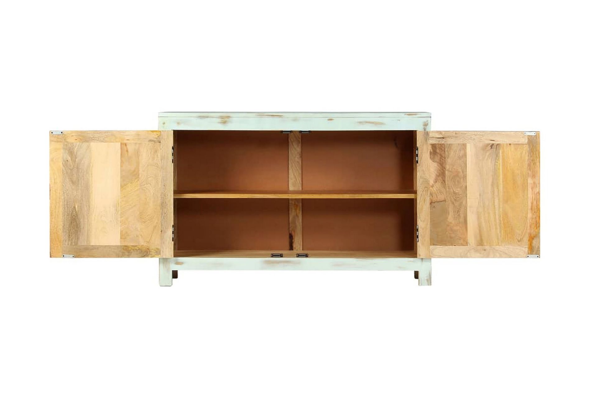 skænk 110 x 35 x 70 cm massivt mangotræ lyseblå - Opbevaring - Opbevaringsmøbler - Skænke & sideboards