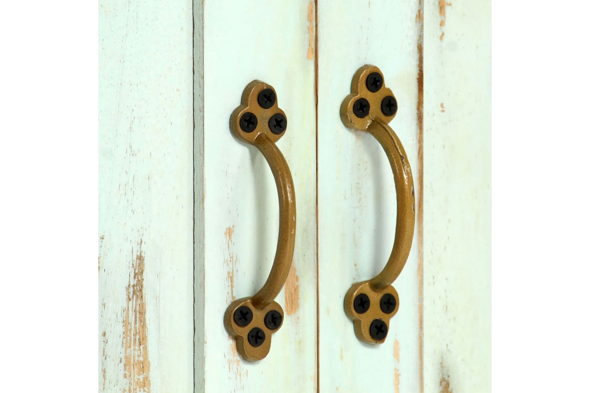 skænk 110 x 35 x 70 cm massivt mangotræ lyseblå - Opbevaring - Opbevaringsmøbler - Skænke & sideboards