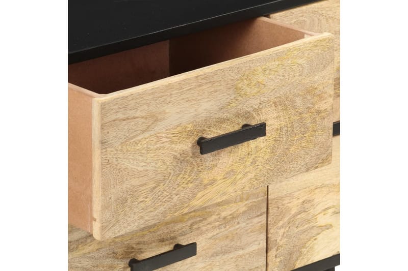 skænk 110x33x64 cm massivt mangotræ - Brun - Skænke & sideboards