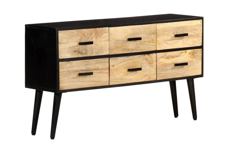 skænk 110x33x64 cm massivt mangotræ - Brun - Skænke & sideboards