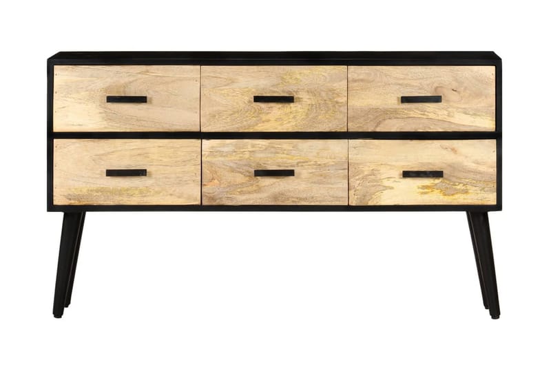 skænk 110x33x64 cm massivt mangotræ - Brun - Skænke & sideboards