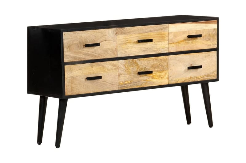 skænk 110x33x64 cm massivt mangotræ - Brun - Skænke & sideboards