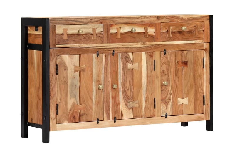 skænk 120 x 35 x 75 cm massivt akacietræ - Sk�ænke & sideboards