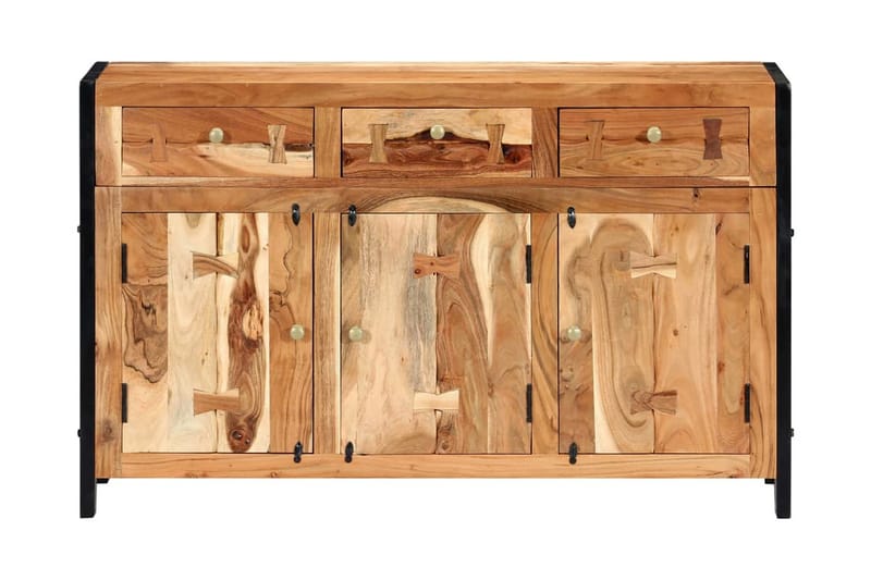 skænk 120 x 35 x 75 cm massivt akacietræ - Skænke & sideboards